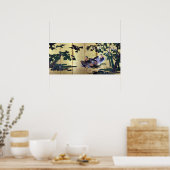 Poster Tosa Mitsuyoshi Paon et Phoenixes (Cuisine)