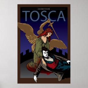 Poster Tosca, Opéra