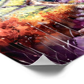 Poster Toscane Aquarelle Art (Coin)