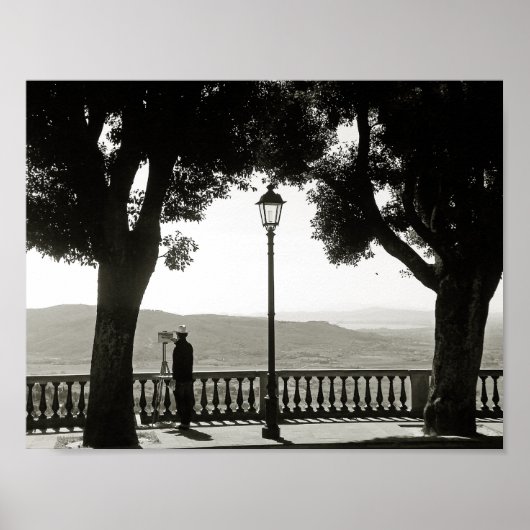 Poster Toscane. Italie. Cortona (Devant)