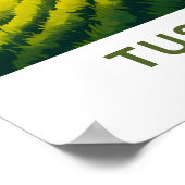 Poster Toscane Italie Imprimer Voyage (Coin)