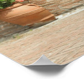 Poster Toscane plantes de pot (Coin)