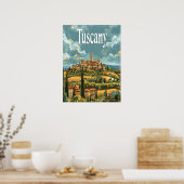 Poster Toscane Vintage (Cuisine)