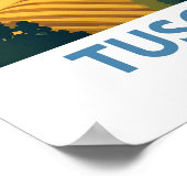 Poster Toscane Voyage Rétro (Coin)