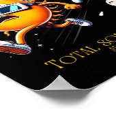 Poster Total Éclipse Solaire 8-4-2024 Soleil Fuite Eclips (Coin)