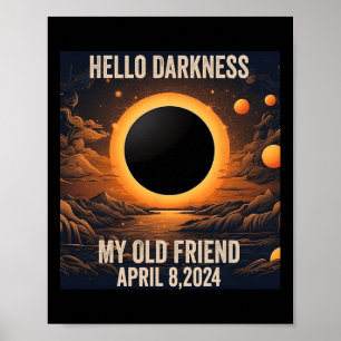 Poster Total Éclipse Solaire Bonjour Ténèbres Mon Vieux A
