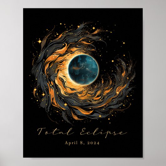 Poster Total Solaire Eclipse Chaser Ventilateur d'observa (Devant)