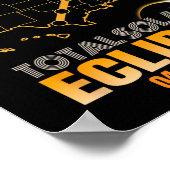 Poster Total Solaire Éclipse New York (Coin)