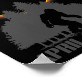 Poster Total Solaire Eclipse Sasquatch Artwork - Big Foot (Coin)