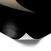 POSTER TOTAL SOLAIRE ÉLIPSE LUNE TERRE SOLAIRE (Coin)