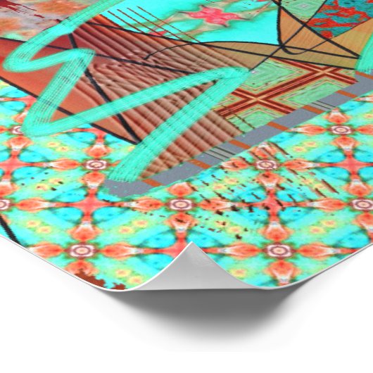 Poster Totalement Abstrait (Coin)