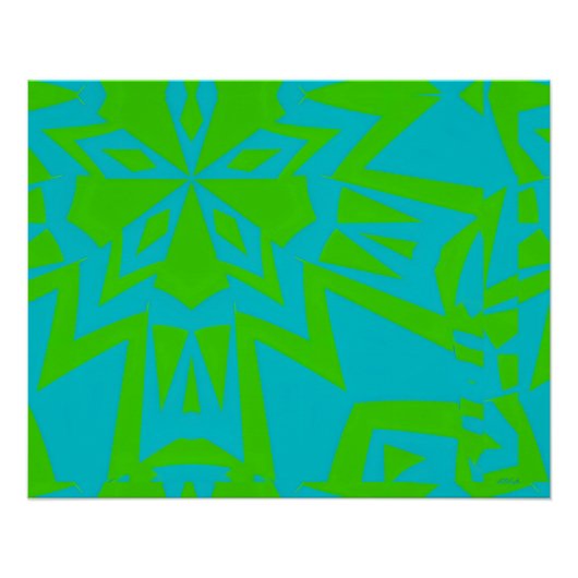 Poster Totalement Abstrait (Devant)