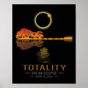 Poster Totalité Printemps 4 08 24 Total Solaire Eclipse G