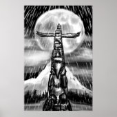 Poster Totem Pole Art (Devant)