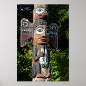 Poster Totem Pole Close Up, Alaska (Devant)