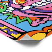 Poster Totem psychédélique (Coin)