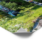 Poster Totems à Stanley Park, Vancouver Canada (Coin)