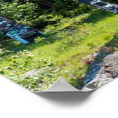 Poster Totems dans le parc Stanley, Vancouver Canada (Coin)