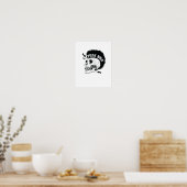 Poster Totenkopf "Punk Rock" (Cuisine)