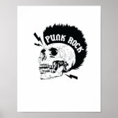 Poster Totenkopf "Punk Rock" (Devant)