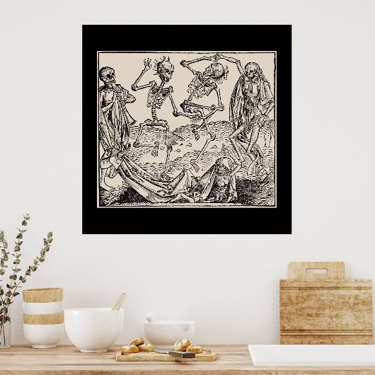 Poster Totentanz / Danse de macabre (Cuisine)