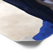 Poster Touareg en bleu (Coin)