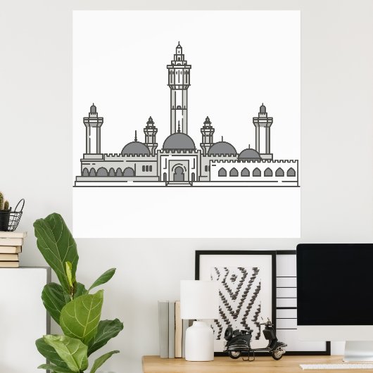 Poster touba senegal (Bureau à domicile)