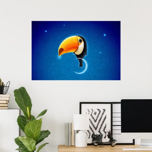 Poster Toucan (Bureau à domicile)