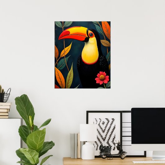 Poster Toucan (Bureau à domicile)