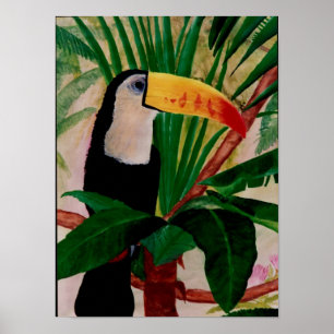 Poster Toucan Bird South American Jungle Bird Art