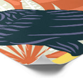 Poster toucan et jungle motif sans faille (Coin)