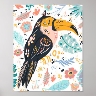 Poster Toucan tropical