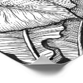 Poster Toucan tropical garden (Coin)