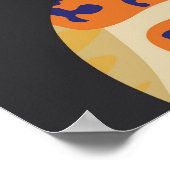 Poster Toucans sur branches, motif tropical sans soudure. (Coin)