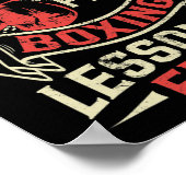 Poster Touch Me And Your First Boxing Lesson Is Free (Coin)