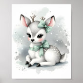 Poster Touch of Color Nursery Forest Animals Deer (Devant)