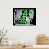Poster 'Touch-ups salle de bain & Attractions Disco-tech' (Cuisine)