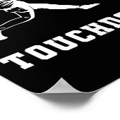 Poster Touchdown Baseball Humour Funny Touchdown Baseball (Coin)