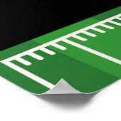 Poster  Touchdown Celebration: Football Field Birthday bo (Coin)