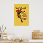 Poster Touchdown ! - Programme de motivation au travail s (Cuisine)