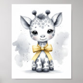 Poster Touche de Couleur Crèche Animaux de la Jungle Gira (Devant)