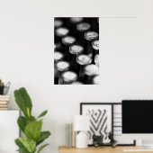 Poster Touche de machine à écrire (Bureau à domicile)