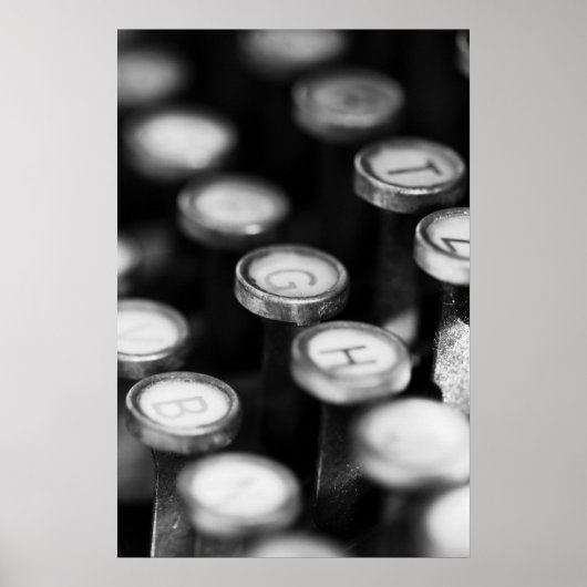 Poster Touche de machine à écrire (Devant)