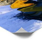 Poster Toucher le ciel (Impression de toile) (Coin)