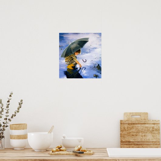 Poster Toucher le ciel (Impression de toile) (Cuisine)