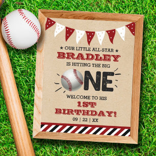 Poster Toucher Le Grand Baseball 1er anniversaire