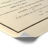 Poster Touches de cèdre, Fla (Coin)