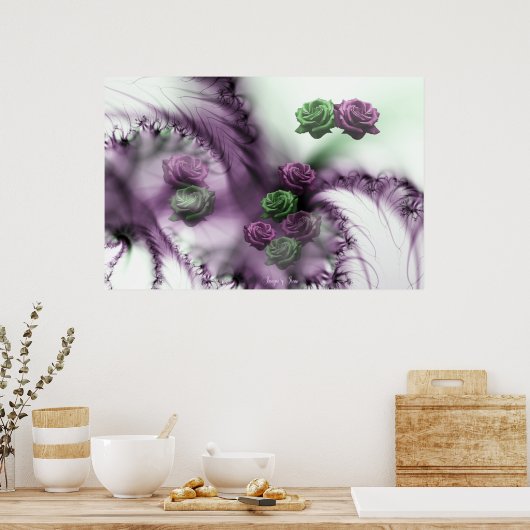 Poster Touches de Rose (Cuisine)