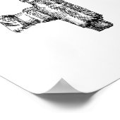 Poster Touches de squelette (Coin)