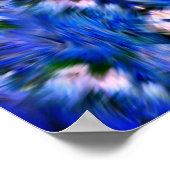 Poster Touches Et Couleurs Abstraites (Coin)